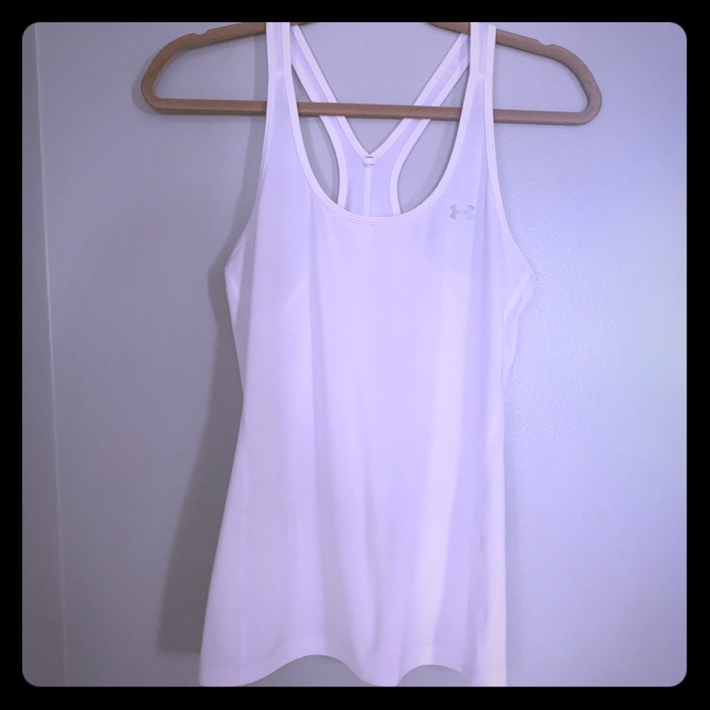 White Under Armour Tank Top